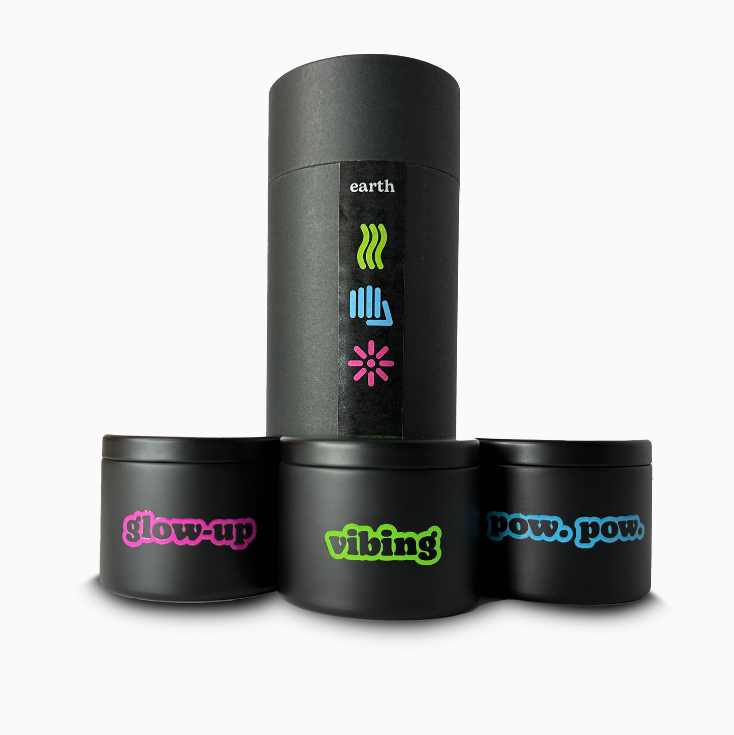 earth 3-pack mini candles