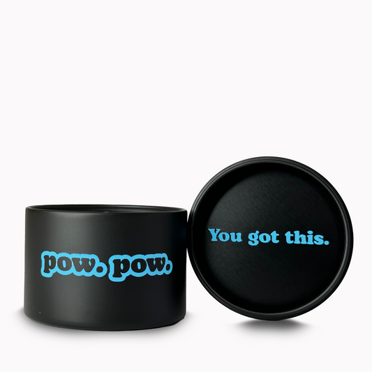 pow. pow. mini candle