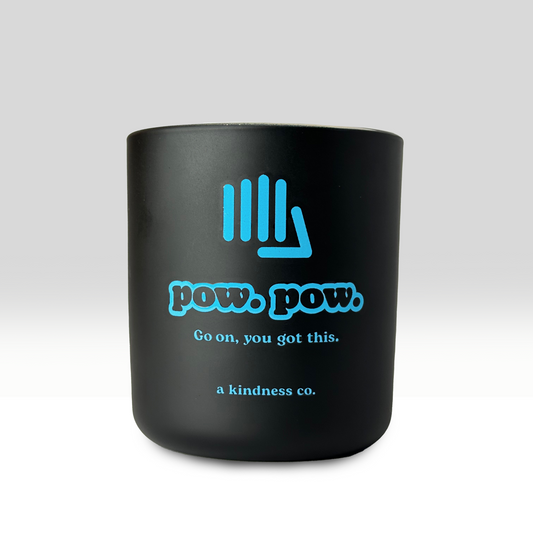 pow. pow. 1-wick candle