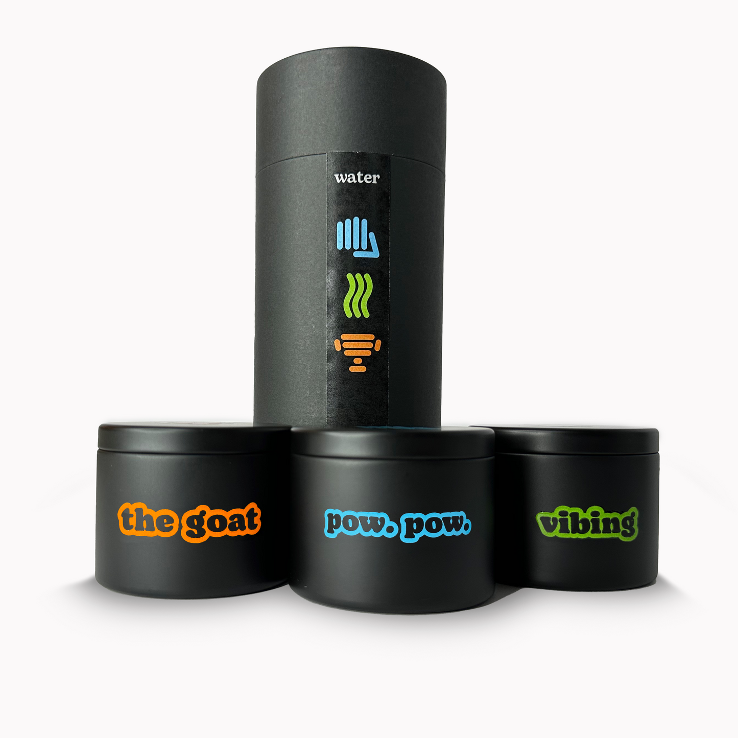 water 3-pack mini candles