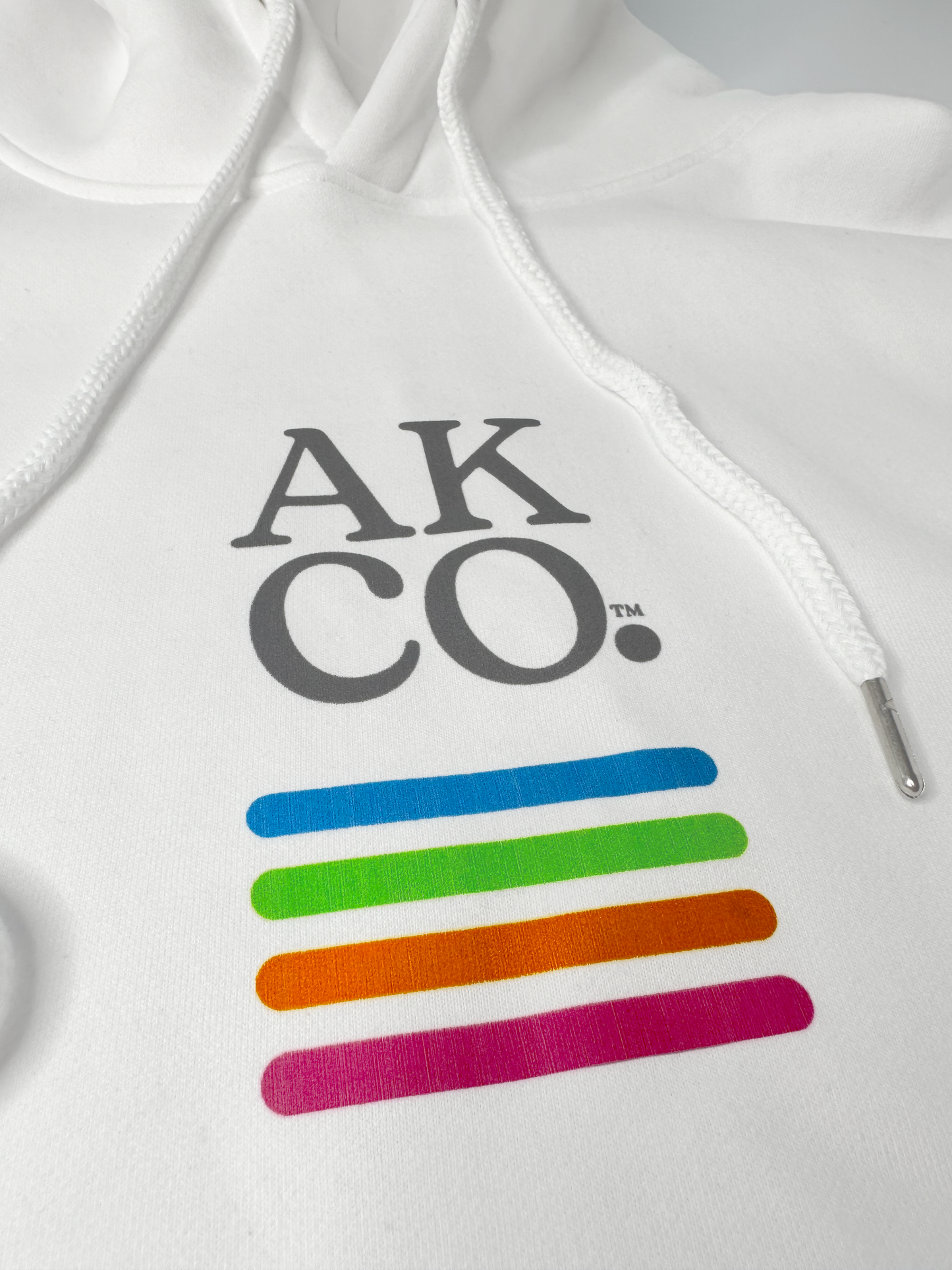 AKCO white stripes hoodie