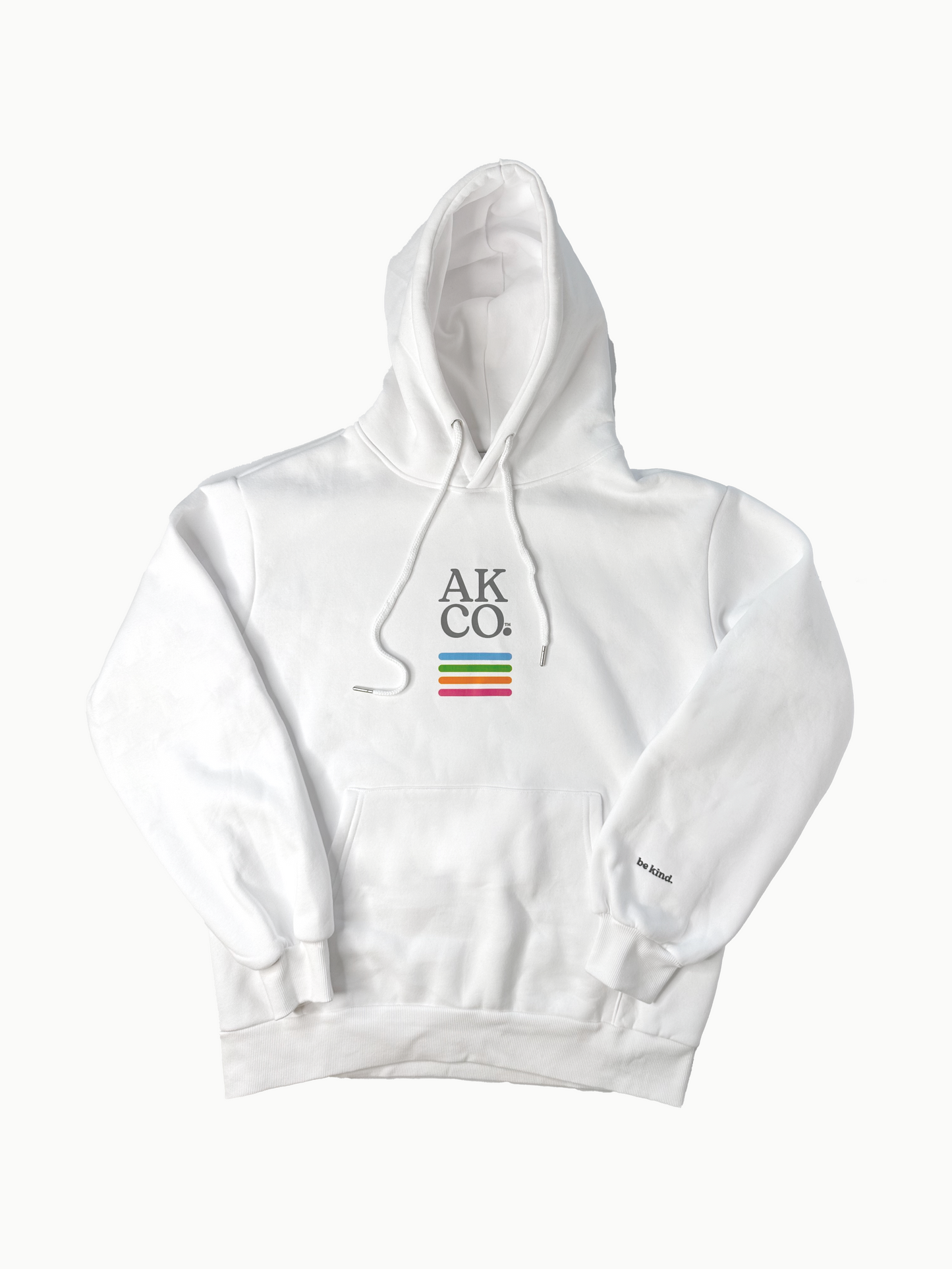 AKCO white stripes hoodie