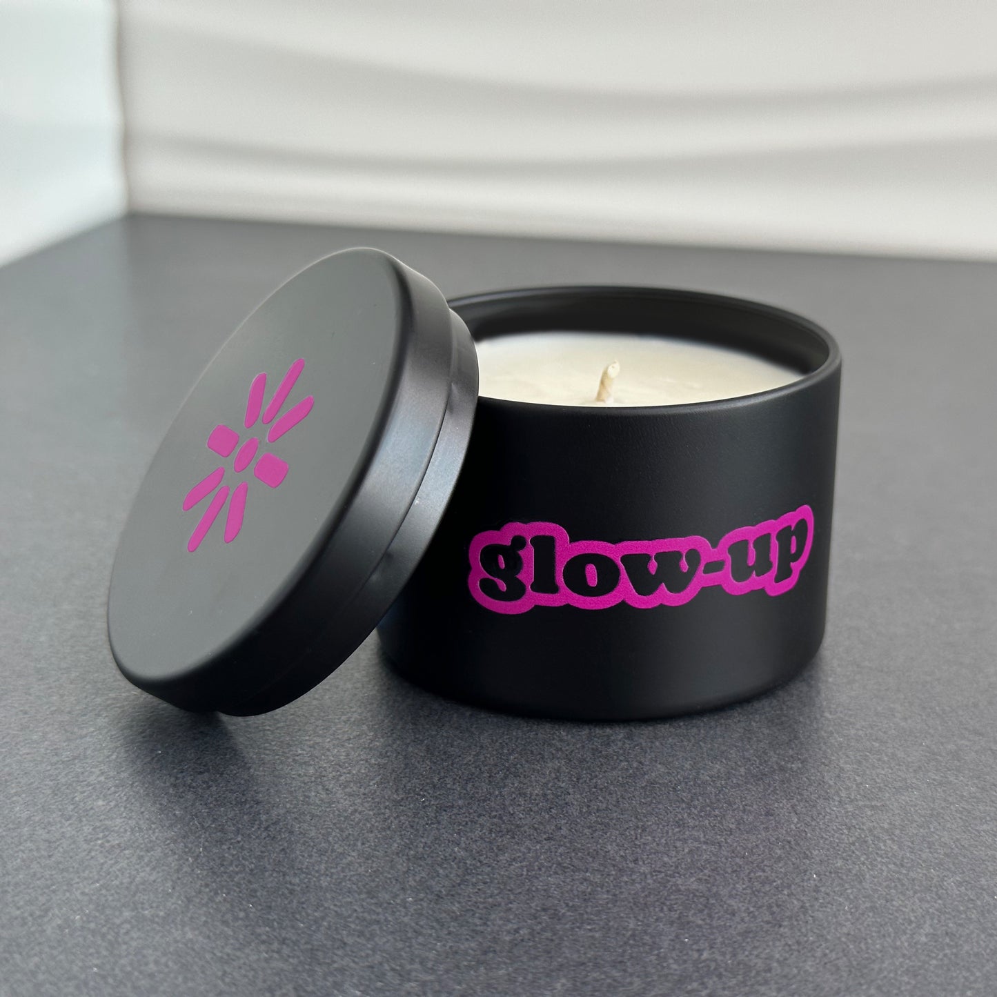 glow-up mini candle