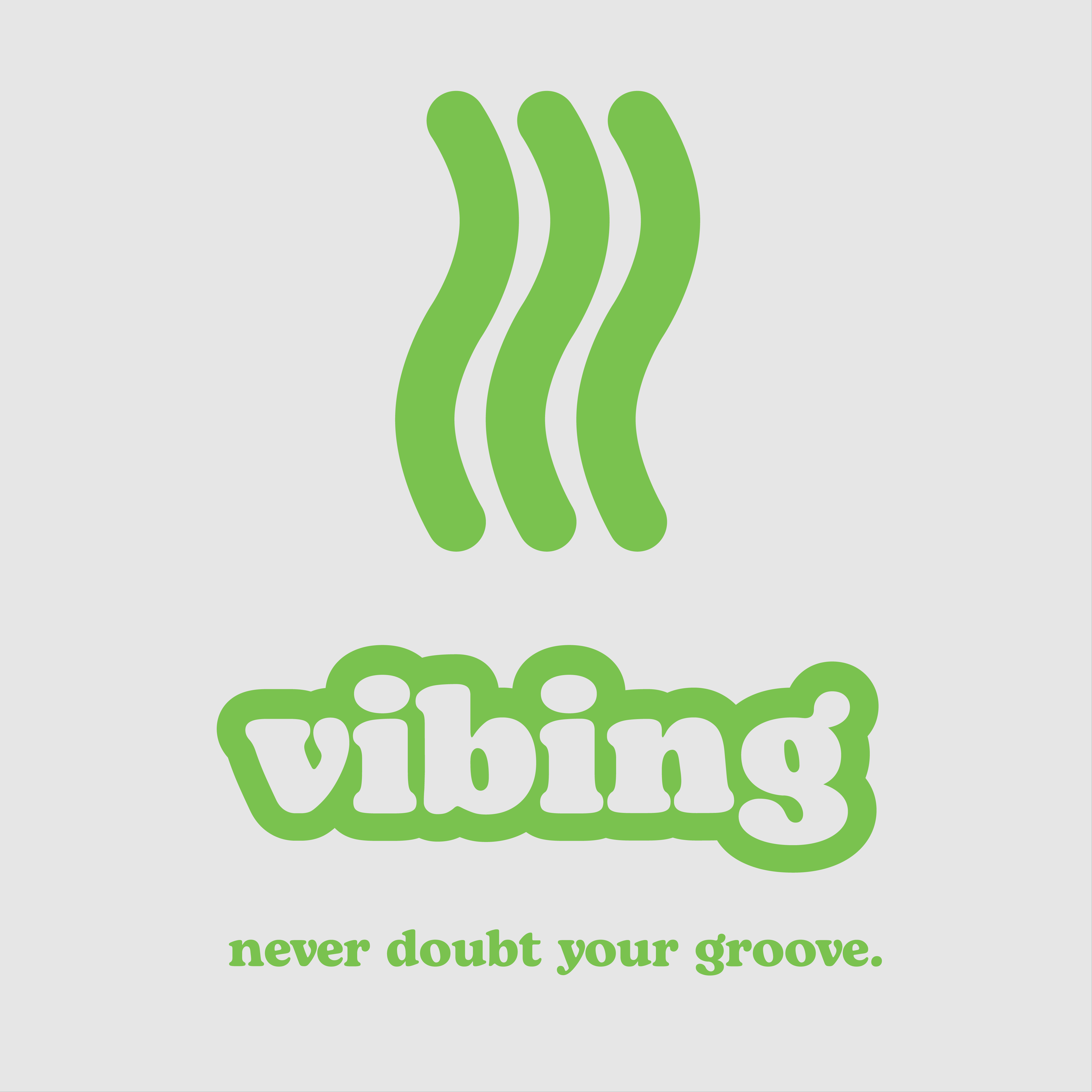 vibing candle logo