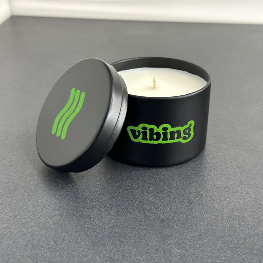 vibing mini candle