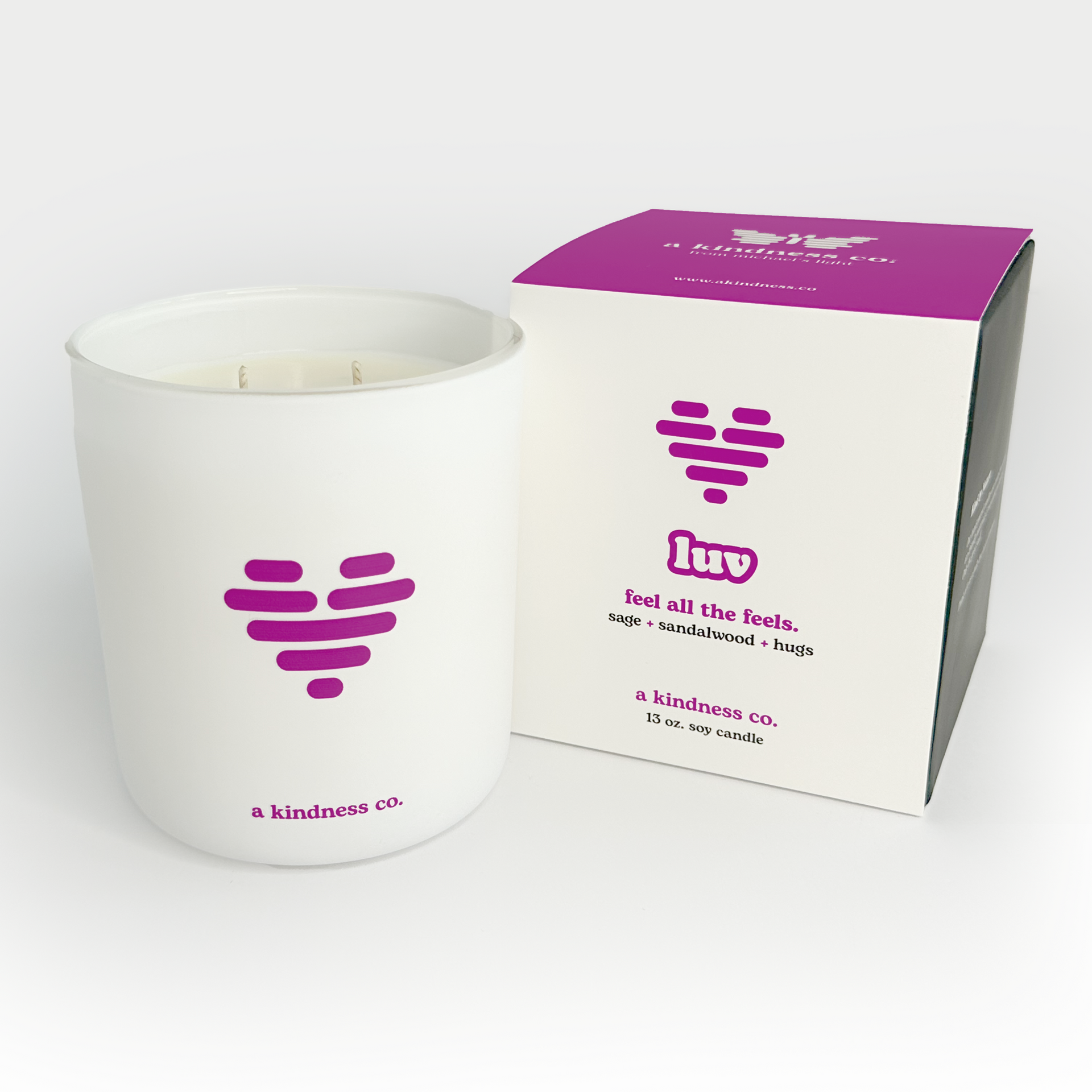 luv 2-wick candle – A Kindness Co.