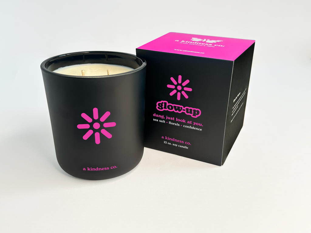 glow-up 2-wick candle