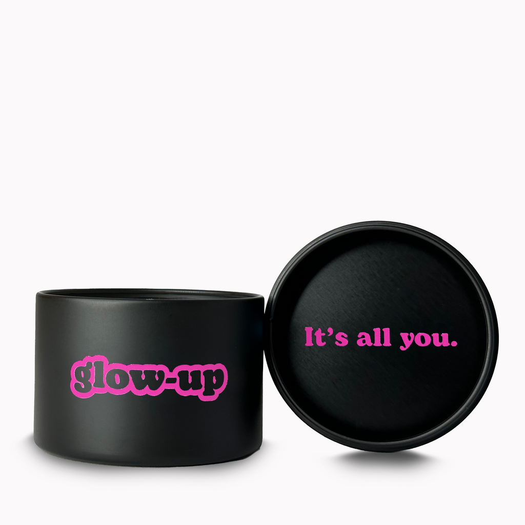 glow-up mini candle