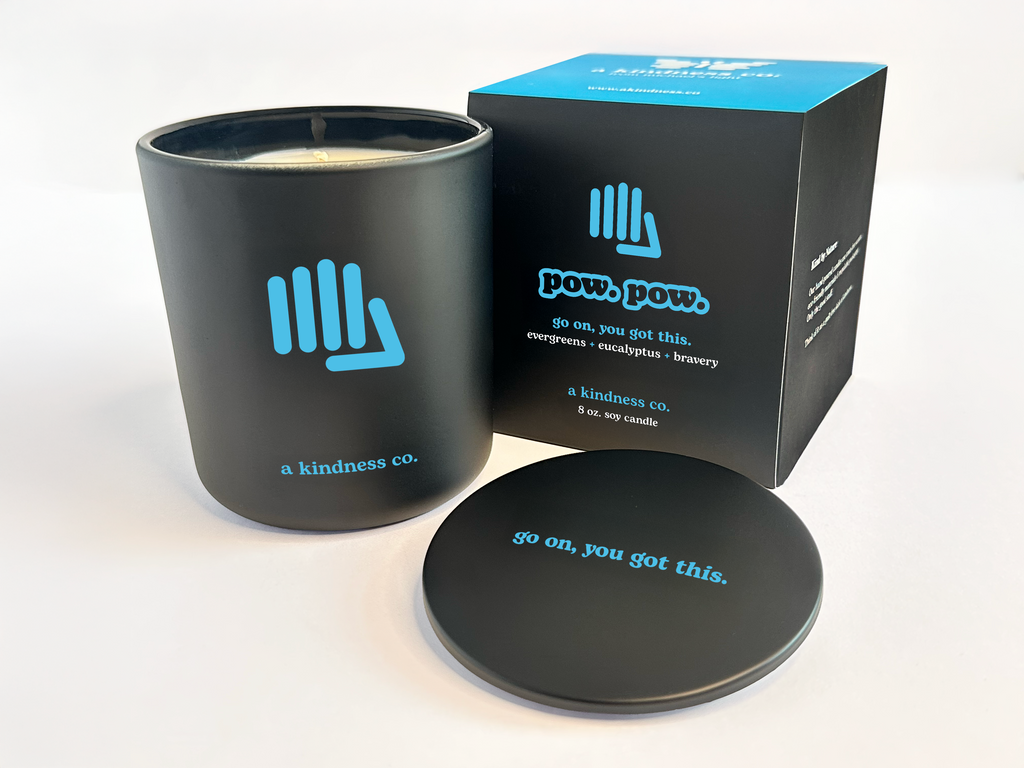 pow. pow. 1-wick candle