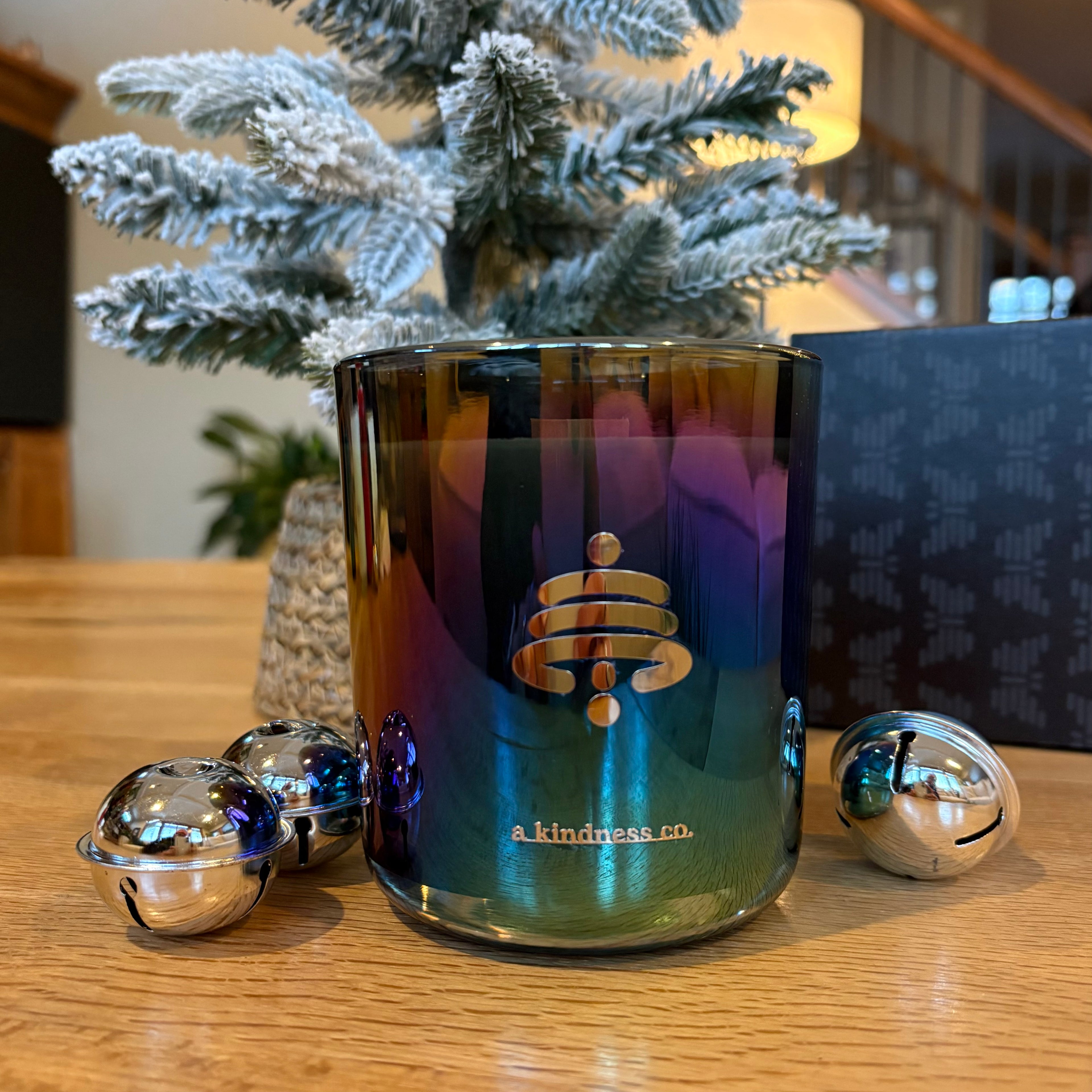 jingle jangle wood wick candle