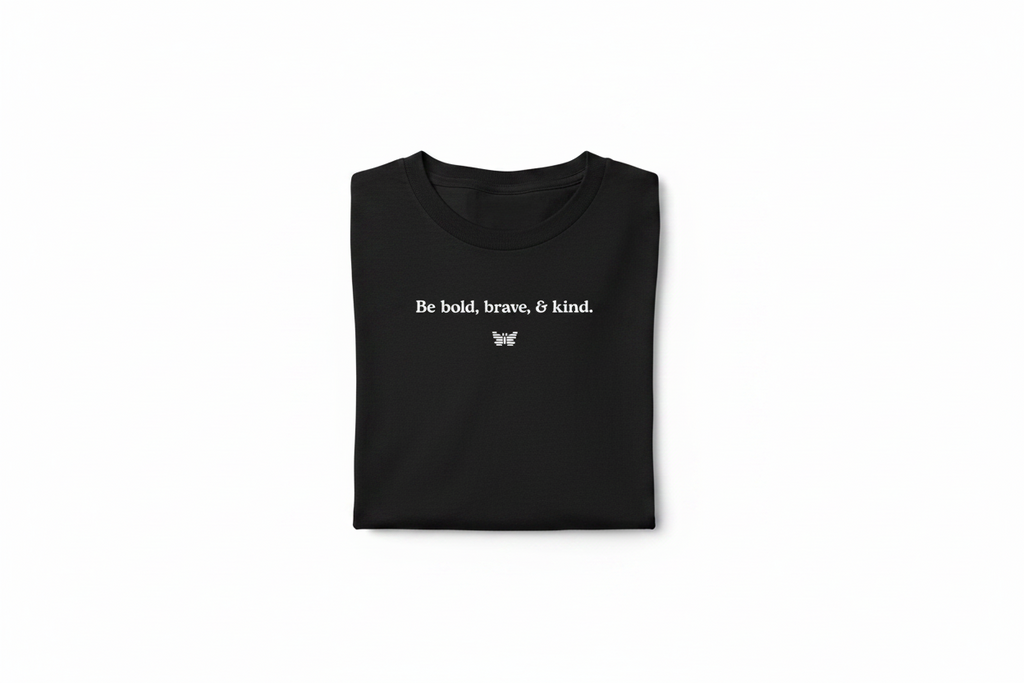 bold brave kind tee